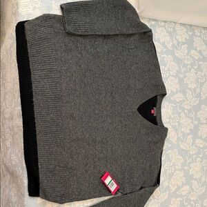 Vince Camuto Charcoal V-Neck Sweater